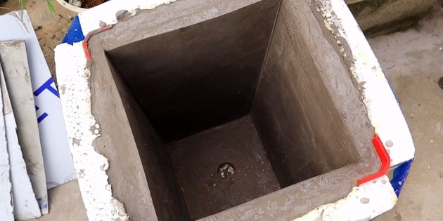 Разберите внутреннюю опалубку