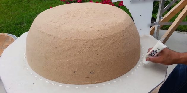 Как сделать вазон из бетона по гончарной технике своими руками: смажьте платформу