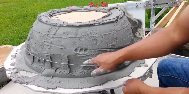 Установите кольца